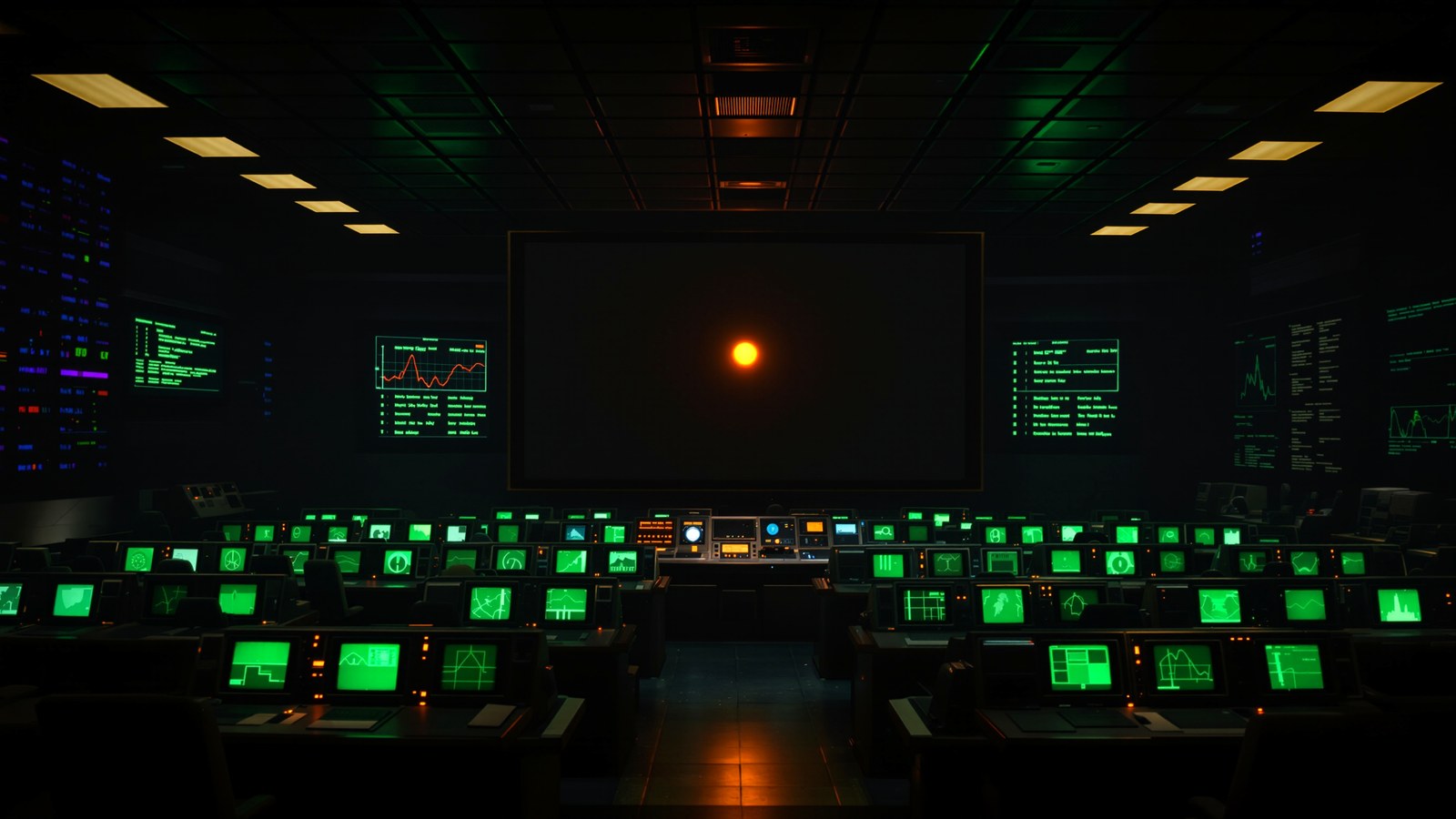 1960s mission control room